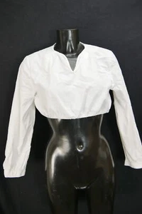 Gr.42 Dirndlbluse weiß Bluse für Dirndl Bösch Baumwolle schlicht B11607 - Bild 1 von 4