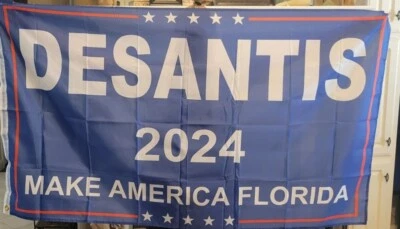 Ron Desantis Flag 2024 Make America Florida Red White Blue flag New - Image 1 of 2