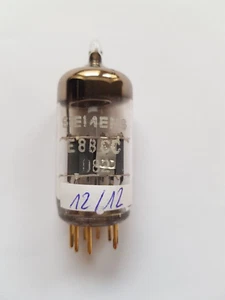 E88CC \ 6922 6n23p ECC88 Silver Shield - SIEMENS - NOS - Picture 1 of 2