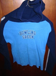 BGSU hooded sweatshirt BOWLING GREEN University Falcons youth small blue hoodie - Picture 1 of 2