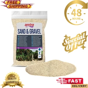 AMTRA White Quartz - Fine White Quartz Aquarium Sand, for Fresh or Salt Water, - Picture 1 of 5