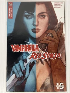 Vampirella / Red Sonja #5 Ben Oliver Variante Cubierta Drew Moss Dynamite 2019 Casi Nuevo - Imagen 1 de 5