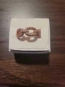 Bomb Party April 2025 Linked By Fate Ring Size 11- RG26808 Rose Gold - Picture 1 of 10