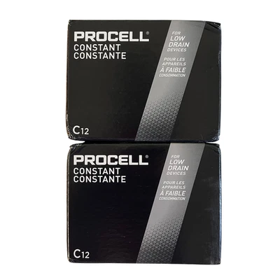 24 Duracell Procell Alkaline Batteries Type C PC1400 Exp 2033 - Image 1 of 3