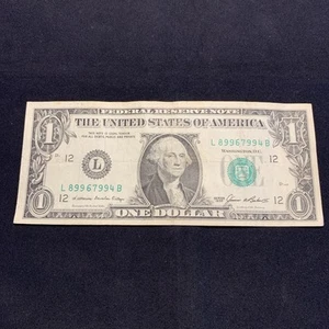 1985-#89967994-$1 Washington One Dollar Bill! San Francisco“L” Mint Mark! - Picture 1 of 11
