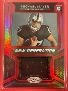 2023 Certified Michael Mayer New Generation Jersey Mirror Red /199 RC #NGJM-28 - Picture 1 of 3