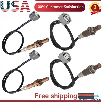 套装 (4) Up+Down 氧气传感器 适用于 2009 - 2011 捷豹 XF 4.2L 5.0L 2007-09 XK 4.2L — 第 1/4 张图片