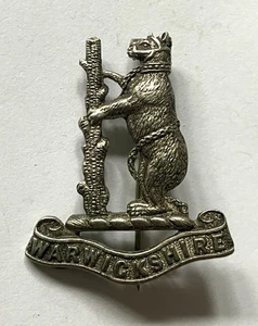 British Girl Guides County of Warwickshire pin backed nickel badge - Picture 1 of 2