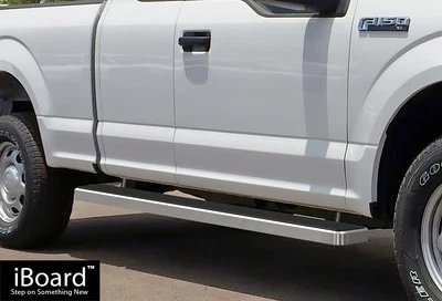 APS Running Board Step 6in Silver Fit Ford F150 Super Cab & 17-25 F250 15-25 Foto 1 de 4