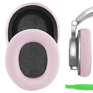 Geekria Mesh Fabric Ear Pads for OneOdio A70, A71 Headphones ( Pink ) - Picture 1 of 6
