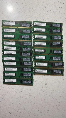 Lot Of DDR2 1Gb Ram 5300U 19 Pieces - Image 1 of 2