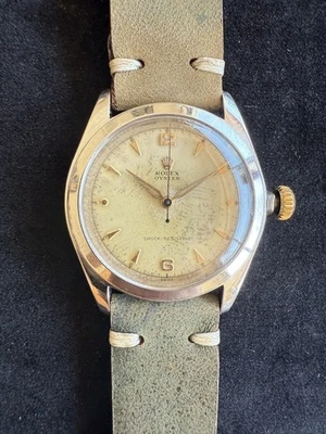 Rare Rolex Oyster Shock-Resisting 6082 15 Jewels Original Dial/Hands  Mens Watch - Image 1 of 4