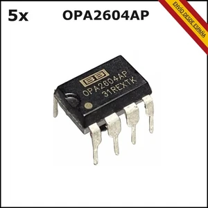 5x Circuito Integrado OPA2604AP Amplificador Operacional DualDe Alto Rendimiento - Imagen 1 de 1