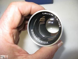 Voigtländer Objektiv für Diaprojektor (Tubus ~42mm) Projektionsobjektiv 3/125 mm - Picture 1 of 3