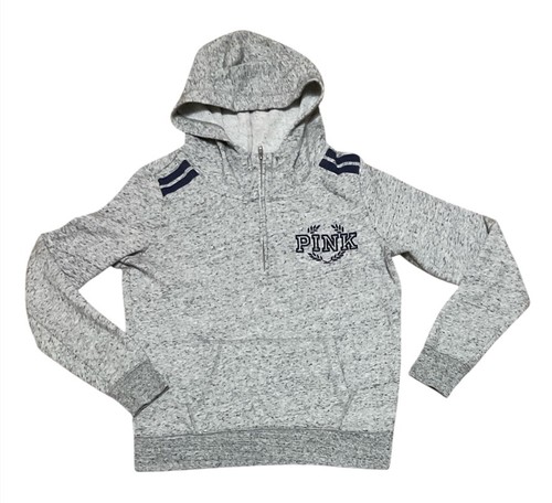 UNDERCOVER Felpa con cappuccio pullover Victoria’s Secret ROSA donna grigio marino taglia M