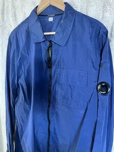 CP Company Chrome Nylon Full Zip Overshirt/Jacke XXL royalblau - Bild 1 von 8