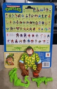 Vintage 1991 TMNT Teenage Mutant Ninja Turtles Sergeant Bananas Figur Cardback - Bild 1 von 9
