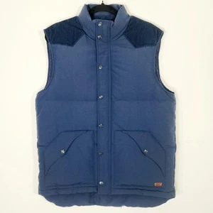 Levis blaue gefütterte Daunenweste mit durchgehendem Reißverschluss Herren Größe Large - Bild 1 von 10