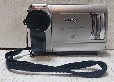 SHARP VL-NZ50 Digital Mini DV Camcorder Works W/Battery, No Power Cord - Image 1 of 4