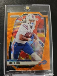 2024 Panini Prizm Orange Wave James Cook/60 - Picture 1 of 2