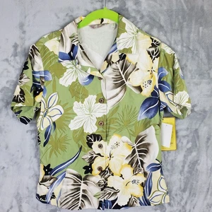 Hilo Hattie Short Sleeve Hawaiian Shirt Youth XS Boys Button Up NWT - Picture 1 of 9