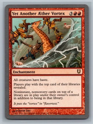Magic The Gathering Unhinged Yet Another Aether Vortex #91/140 MTG TCG CCG - Image 1 of 2