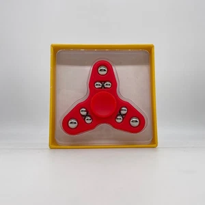 DNA Spin Plastic Fidget Tri-Spinner-Red - Picture 1 of 2