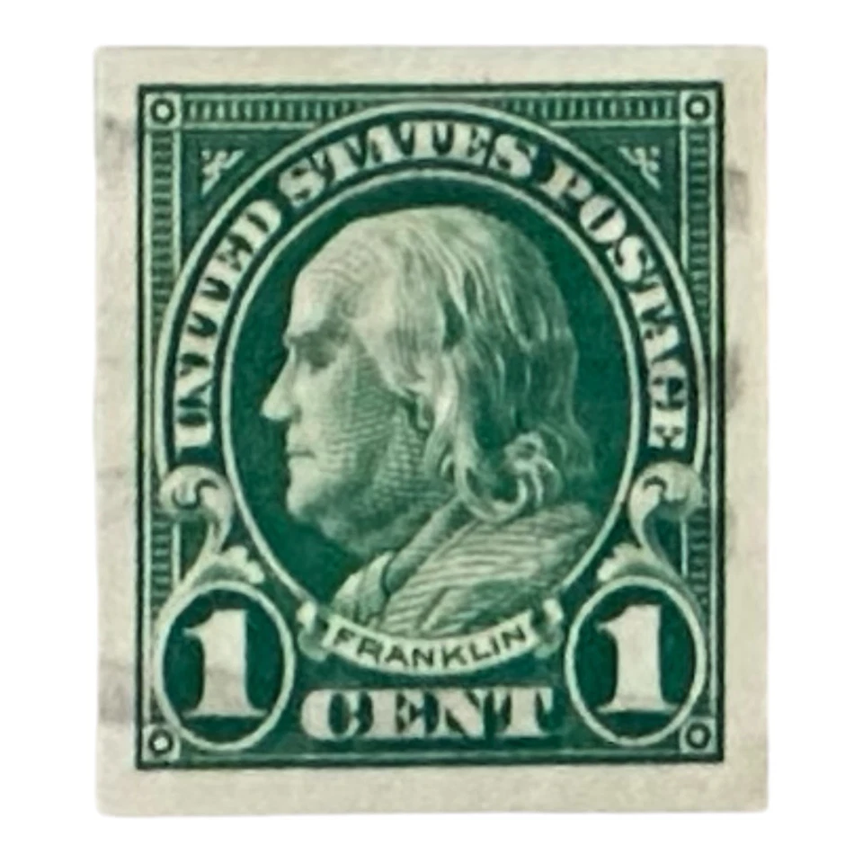 Benjamin Franklin 1 Cent US Postage Stamp - Image 1 of 1