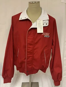 SWINGSTER Baldwin Filters Jacket Men's Extra Large XL Red Full Zip NWT - Picture 1 of 6