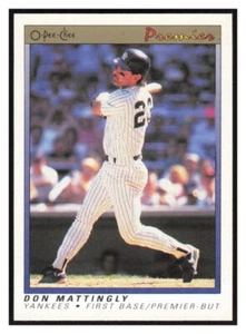 1991 O-Pee-Chee Premier #77 Don Mattingly - New York Yankees - Picture 1 of 2