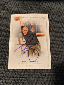 Tommy Jones signierte Trading Card PBA Bowling Goodwin Champions - Bild 1 von 1