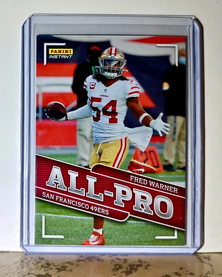 Fred Warner 2020 Panini All-Pro NFL #16 Football Card 1/241 San Francisco 49ers - Image 1 of 4