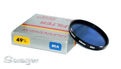 49mm Quantaray 80A Lens Filter - Image 1 of 2