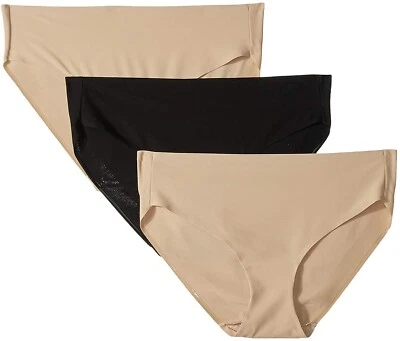 Paquete de 3 prendas moldeadoras Miraclesuit 261773 íntimas de microfibra hipster para mujer talla M Foto 1 de 2