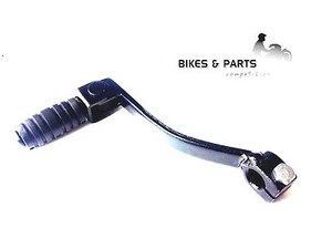FUßSCHALTHEBEL GANGHEBEL SCHWARZ VERSTÄRKT SCHALTHEBEL FÜR MZ 125 SM SX RT NEU - Bild 1 von 1