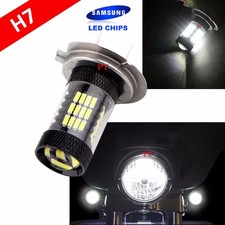 H7 Samsung (1 Pc) LED 57 SMD White Xenon 6000K Headlight Light Bulb Motorcycle