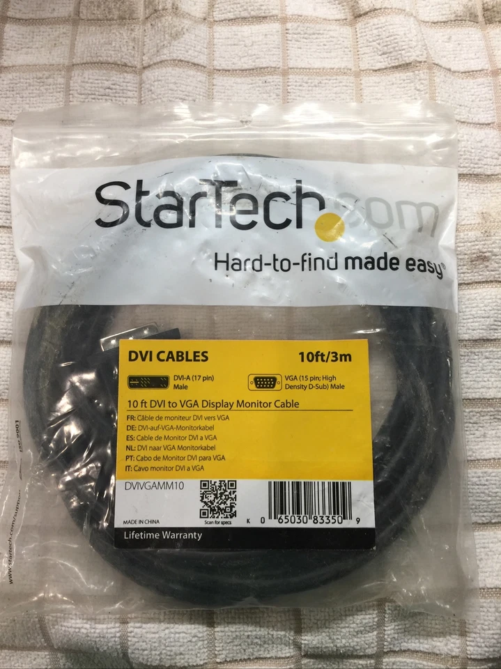 Startech DVI Cables 10ft/3m - Image 1 of 1