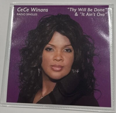 UNRELEASED RADIO Versions CeCe Winans “Thy Will Be Done/It Ain’t Ova” CD Singles - Image 1 of 3