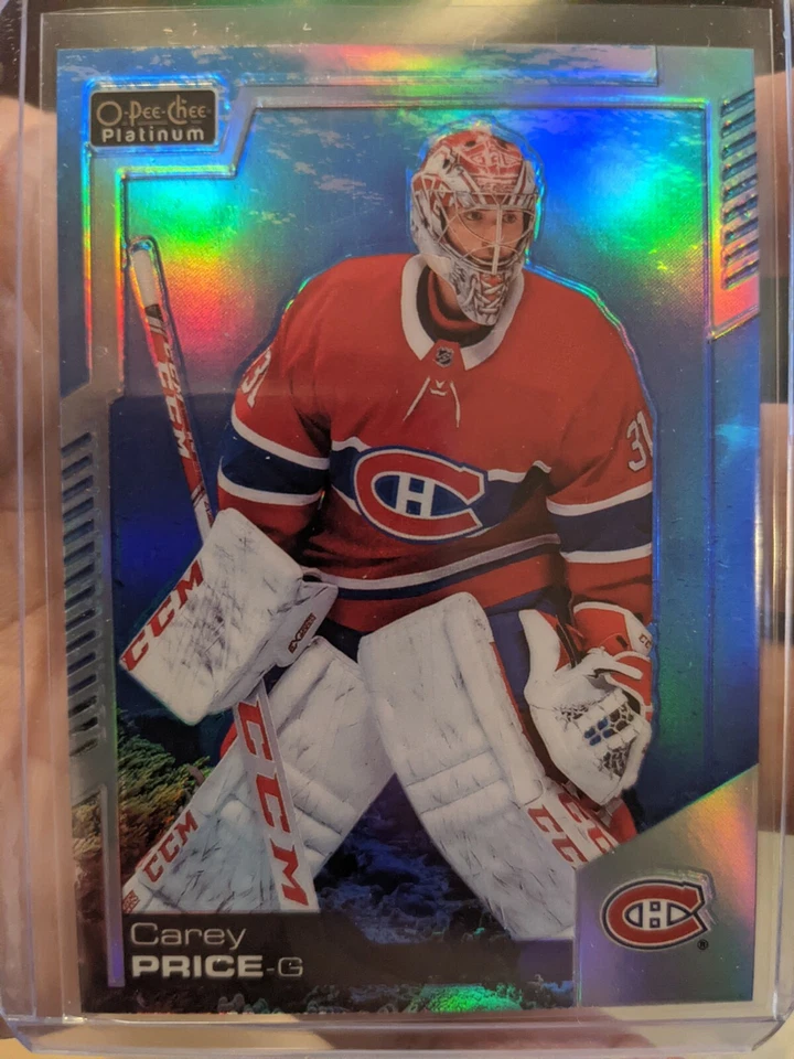 2020-21 O-Pee-Chee Platinum Carey Price Aquamarine #175/499 Montreal Canadiens - Image 1 of 1