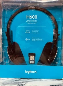 Logitech H600, inalámbrico, micrófono incorporado, ligero, largo alcance, negro Reino Unido - Imagen 1 de 1