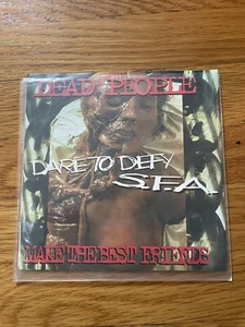 SFA Dare To Defy Dead People Make The Best Friends Split 7” Vinyl NYHC Madball - Picture 1 of 5