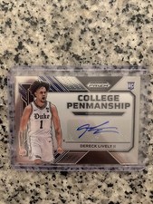 2023-24 Panini Prizm Draft Picks Basketball Dereck Lively II RC AUTO