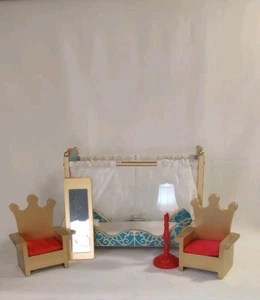 Kidkraft Royal 5Pc Wooden Bedroom Set Furniture Doll House Pretend Play - Picture 1 of 18