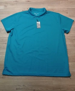 Ping Pong Tech Polo Shirt Mens 3XL Blue Table Tennis Pullover Golf Pro Pullover - Picture 1 of 17