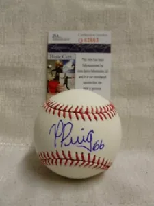 Yasiel Puig signiert Los Angeles Dodgers Major League Baseball JSA Q62663 - Bild 1 von 7