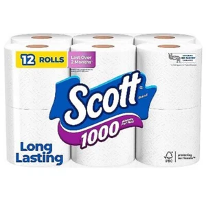Scott 1000 Septic-Safe 1-Ply Toilet Paper - Picture 1 of 10