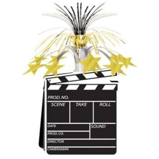 Movie Set Clapboard Centerpiece Red Carpet Awards VIP Party Decorations - Image 1 of 1