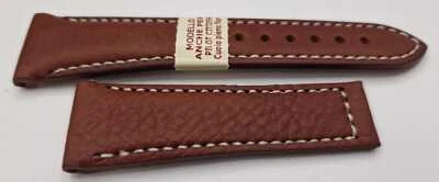 皮革表带全粒面 23/18 毫米适用于 Citizen Pilot Eco-Drive 无线电控制 — 第 1/2 张图片