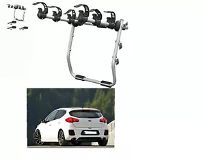 Portabici Posteriore per Kia Ceed Berlina anno 2015 3 Bici Uomo Donna - Imagen 1 de 10