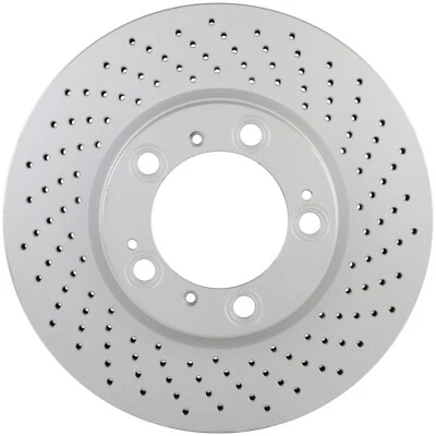 Rotor de freno de disco delantero derecho 2001 para Porsche Boxster Bosch QuietCast 2000-2012 Foto 1 de 4